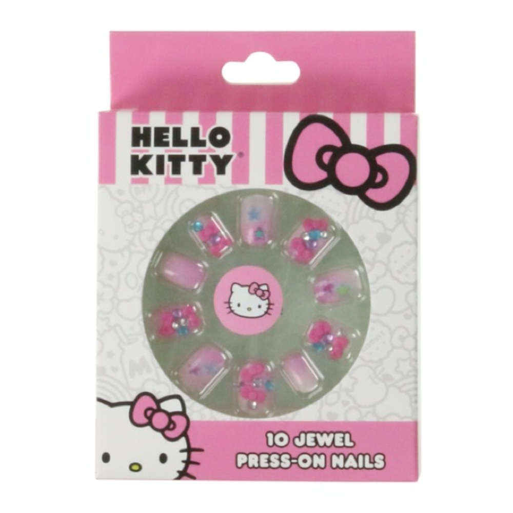 Hello Kitty  10 Jewel Press-on Nails